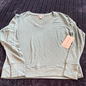 Athleta sunrise v neck sweatshirt
